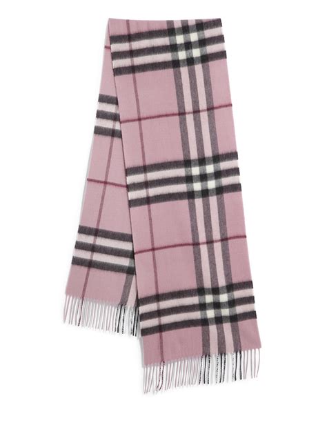 pink and white burberry scarf|burberry scarf women pink.